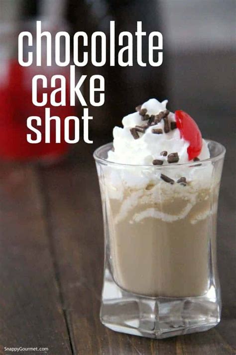 Delicious Chocolate Cake Shooter Recipe